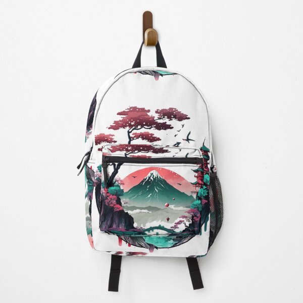 Item preview,  "Harmony in Sakura: Captivating Japanese Landscapes on Redbubble" designed and sold by DesignHeaven24.