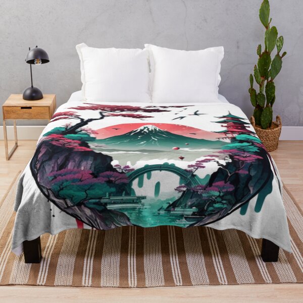 Item preview,  "Harmony in Sakura: Captivating Japanese Landscapes on Redbubble" designed and sold by DesignHeaven24.