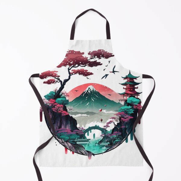 Item preview, "Harmony in Sakura: Captivating Japanese Landscapes on Redbubble" designed and sold by DesignHeaven24.