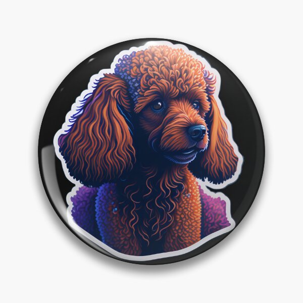 Item preview, Poodle (Sticker and Print Out) designed and sold by Sir Elgin Ortiz.