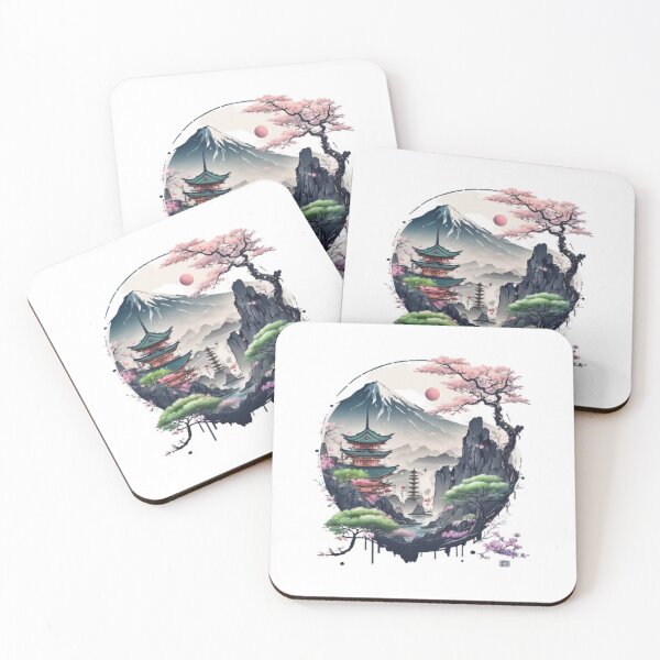 Item preview,   "Harmony in Sakura: Captivating Japanese Landscapes on Redbubble" designed and sold by DesignHeaven24.