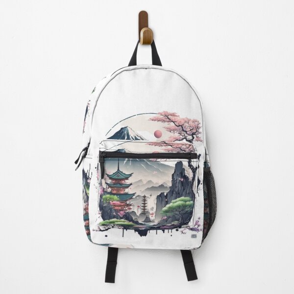 Item preview,   "Harmony in Sakura: Captivating Japanese Landscapes on Redbubble" designed and sold by DesignHeaven24.