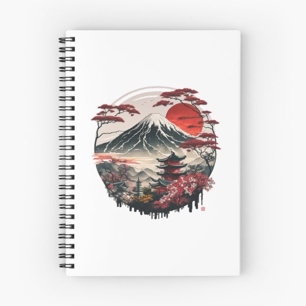 Item preview,  "Harmony in Sakura: Captivating Japanese Landscapes on Redbubble" designed and sold by DesignHeaven24.