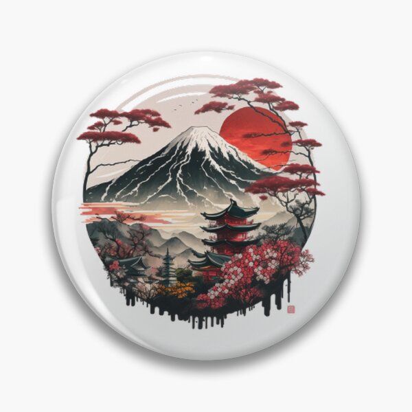 Artikelvorschau,  "Harmony in Sakura: Captivating Japanese Landscapes on Redbubble" entworfen und verkauft von DesignHeaven24.