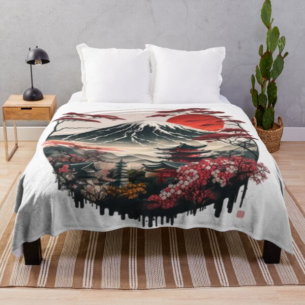 Item preview,  "Harmony in Sakura: Captivating Japanese Landscapes on Redbubble" designed and sold by DesignHeaven24.