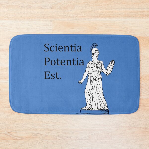 Item preview, Scientia potentia est. Knowledge is power designed and sold by scientiafemina.