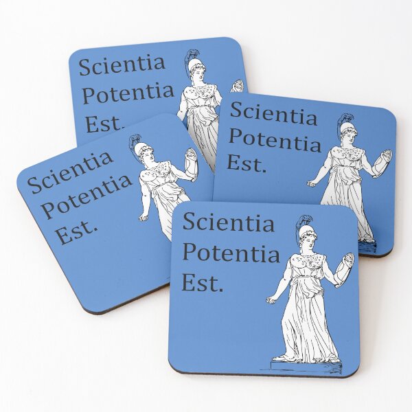 Item preview, Scientia potentia est. Knowledge is power designed and sold by scientiafemina.