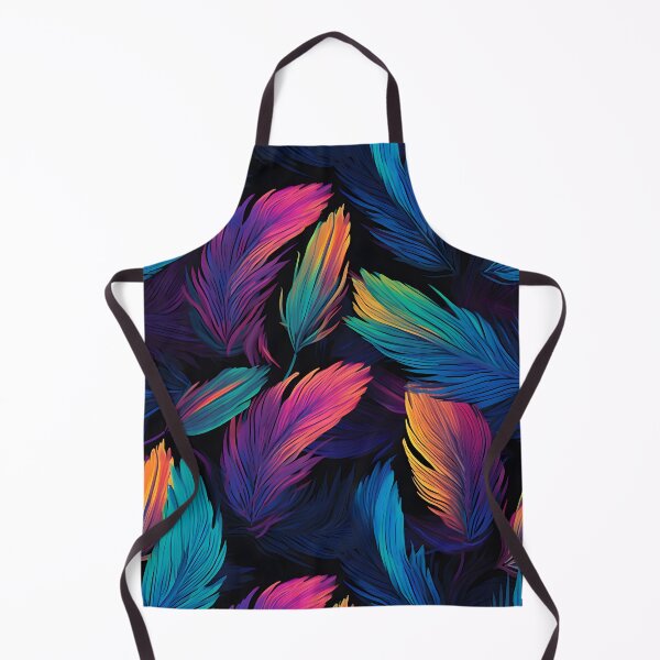 Item preview, Iridescent feathers pattern designed and sold by enipra.