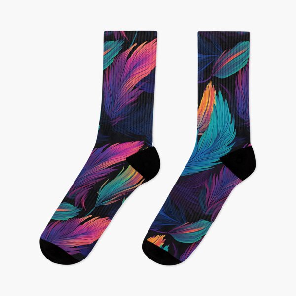 Item preview, Iridescent feathers pattern designed and sold by enipra.