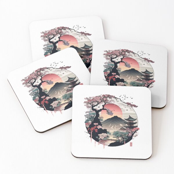 Item preview,  "Harmony in Sakura: Captivating Japanese Landscapes on Redbubble" designed and sold by DesignHeaven24.