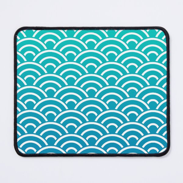 Item preview, Aqua Ombre Wave Pattern designed and sold by tonymagnerart.