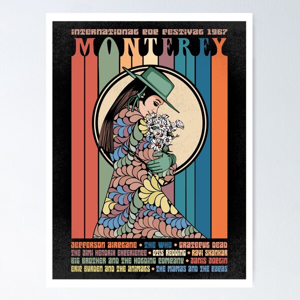 Monterey Music Festival Vintage Poster