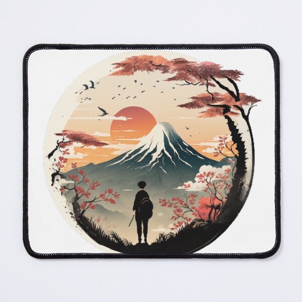 Item preview, "Harmony in Sakura: Captivating Japanese Landscapes on Redbubble" designed and sold by DesignHeaven24.