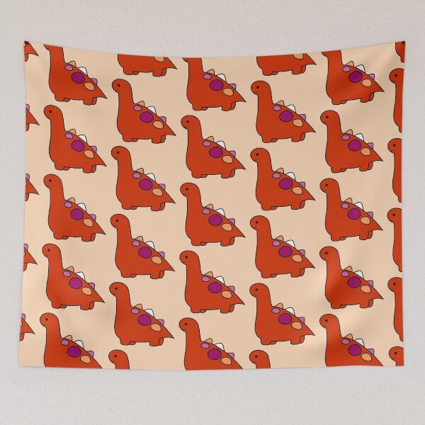 Item preview, Lesbian flag dino designed and sold by bookwoof.