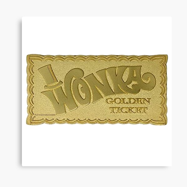 Willy Wonka Golden Ticket  Art Print for Sale by terezawin