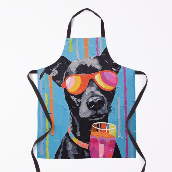 Item preview, Patterdale terrier wearing sunglasses - Cool cocktail dog designed and sold by Straya75.