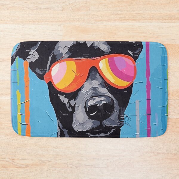 Item preview, Patterdale terrier wearing sunglasses - Cool cocktail dog designed and sold by Straya75.