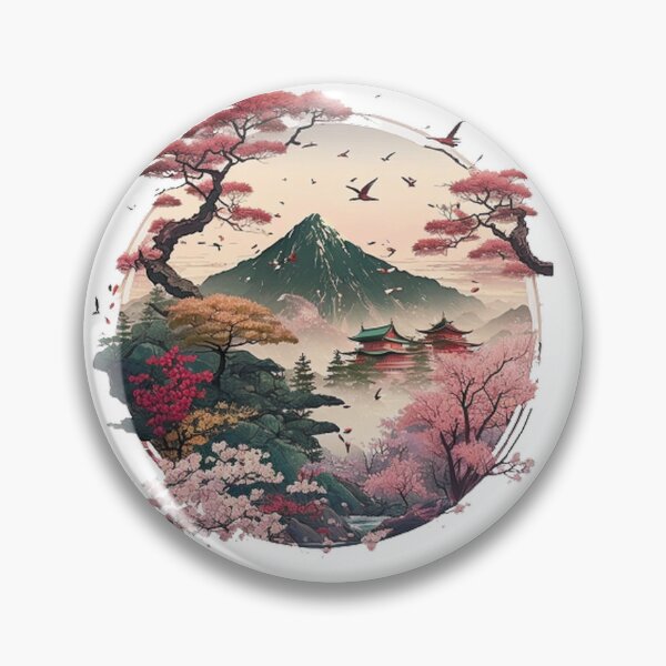 Artikelvorschau, "Harmony in Sakura: Captivating Japanese Landscapes on Redbubble" entworfen und verkauft von DesignHeaven24.