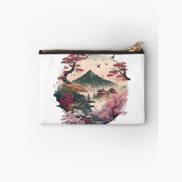 Item preview, "Harmony in Sakura: Captivating Japanese Landscapes on Redbubble" designed and sold by DesignHeaven24.