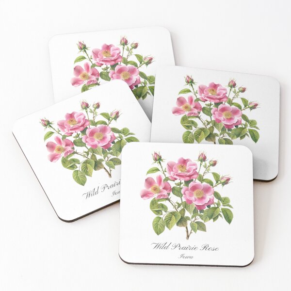 Item preview, Iowa State Flower-Wild Prairie Rose designed and sold by Counterbalance Dzigns.