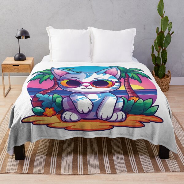Item preview, Colorful Kawaii Kitty Illustration | Cute and Vibrant | Playful Cat Design designed and sold by PopPopGfx.