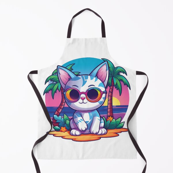 Item preview, Colorful Kawaii Kitty Illustration | Cute and Vibrant | Playful Cat Design designed and sold by PopPopGfx.
