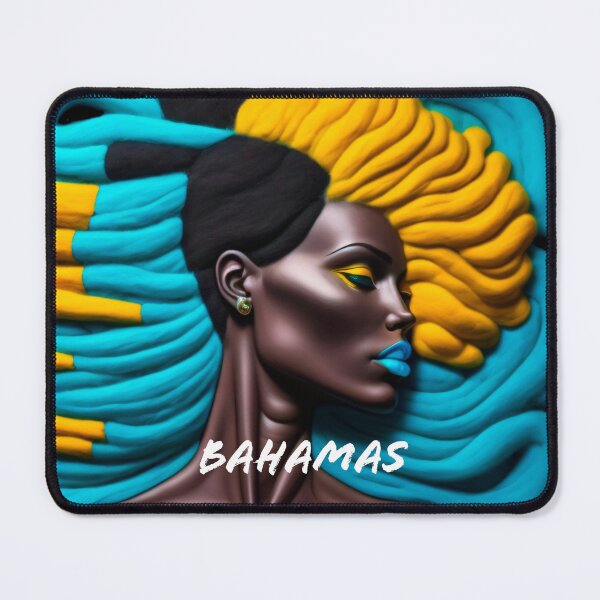 Item preview, Bahamas Woman Flag designed and sold by EclecticCharm.