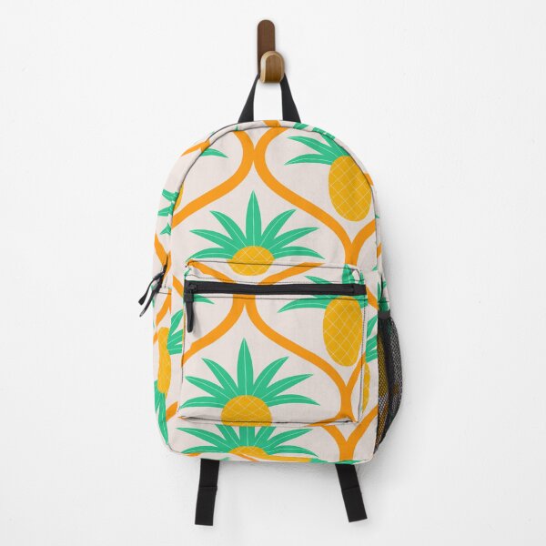 Item preview, Pineapple on Orange Ogee Pattern designed and sold by Yasminepatterns .