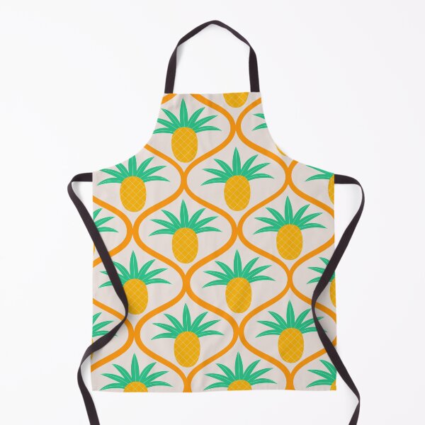 Item preview,  Pineapple on Orange Ogee Pattern  designed and sold by Yasminepatterns .