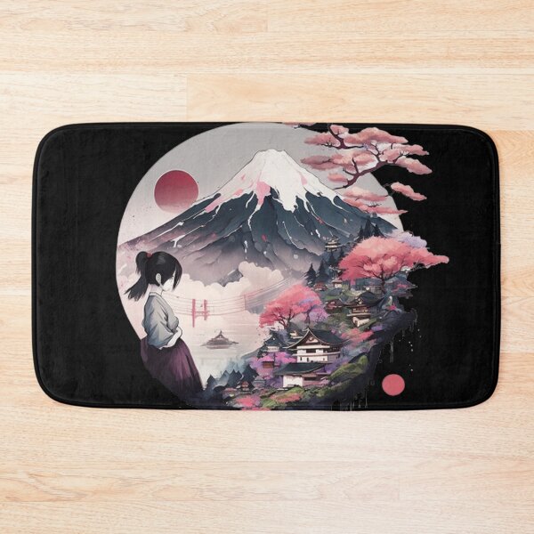 Item preview,  "Harmony in Sakura: Captivating Japanese Landscapes on Redbubble" designed and sold by DesignHeaven24.