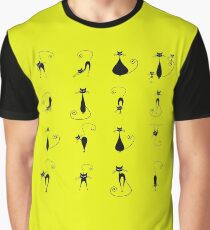 Black cats collection Graphic T-Shirt