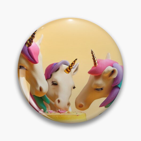 Item preview, Unicorns eating cake designed and sold by Witty-Kids.