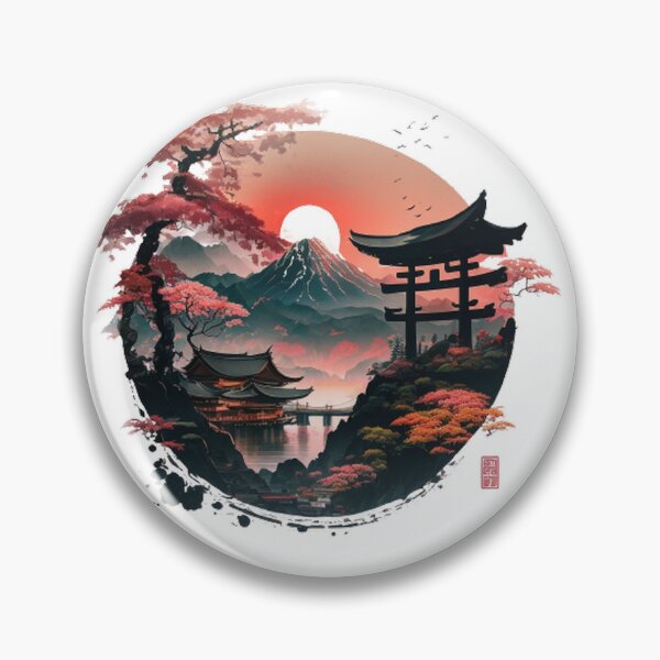 Artikelvorschau,  "Harmony in Sakura: Captivating Japanese Landscapes on Redbubble" entworfen und verkauft von DesignHeaven24.