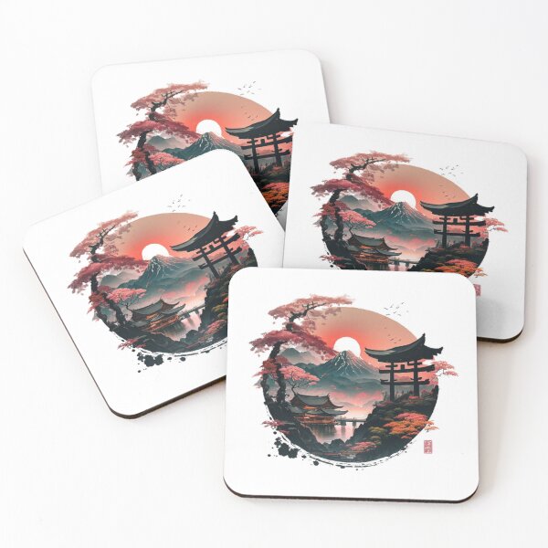 Item preview,  "Harmony in Sakura: Captivating Japanese Landscapes on Redbubble" designed and sold by DesignHeaven24.