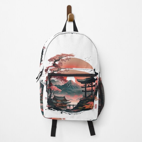 Item preview, "Harmony in Sakura: Captivating Japanese Landscapes on Redbubble" designed and sold by DesignHeaven24.