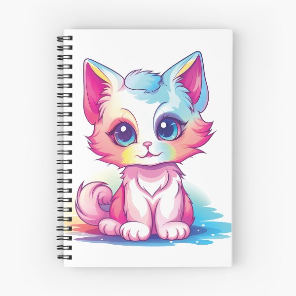 Item preview, Cute Kawaii Kitty Design | Playful and Sweet | Adorable Cat Illustration designed and sold by PopPopGfx.