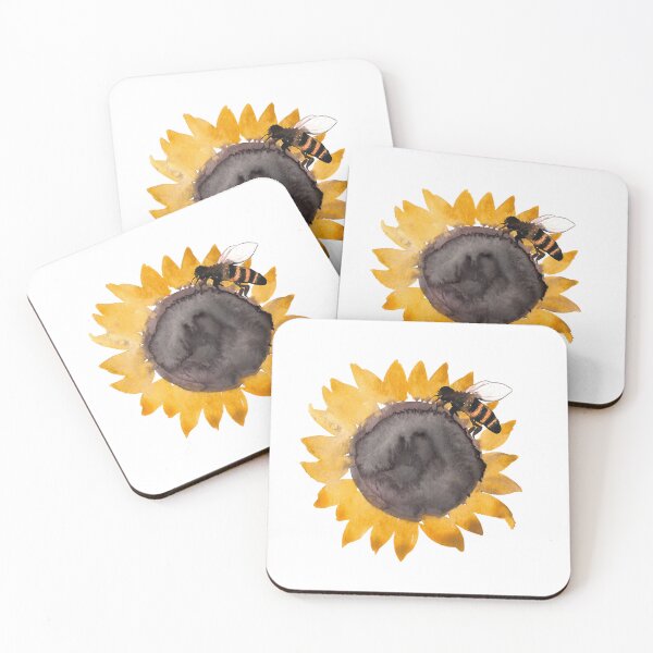 Item preview, Sunflower with Honeybee designed and sold by MGdezigns.