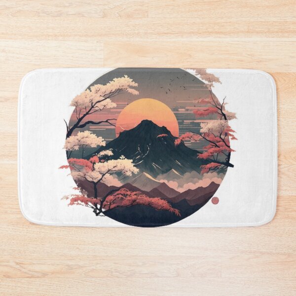 Item preview,   "Harmony in Sakura: Captivating Japanese Landscapes on Redbubble" designed and sold by DesignHeaven24.