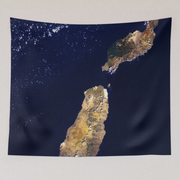 Item preview, Fuerteventura and Lanzarote, Canary Islands from space  designed and sold by Raureif.