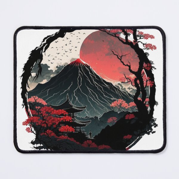 Item preview, "Harmony in Sakura: Captivating Japanese Landscapes on Redbubble" designed and sold by DesignHeaven24.