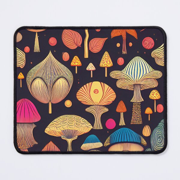Item preview, Dreamy Mushrooms designed and sold by Transelasticart.