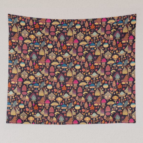 Item preview, Dreamy Mushrooms designed and sold by Transelasticart.
