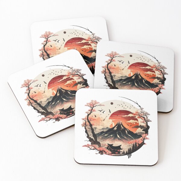 Item preview,   "Harmony in Sakura: Captivating Japanese Landscapes on Redbubble" designed and sold by DesignHeaven24.