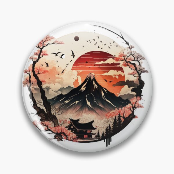 Artikelvorschau,   "Harmony in Sakura: Captivating Japanese Landscapes on Redbubble" entworfen und verkauft von DesignHeaven24.
