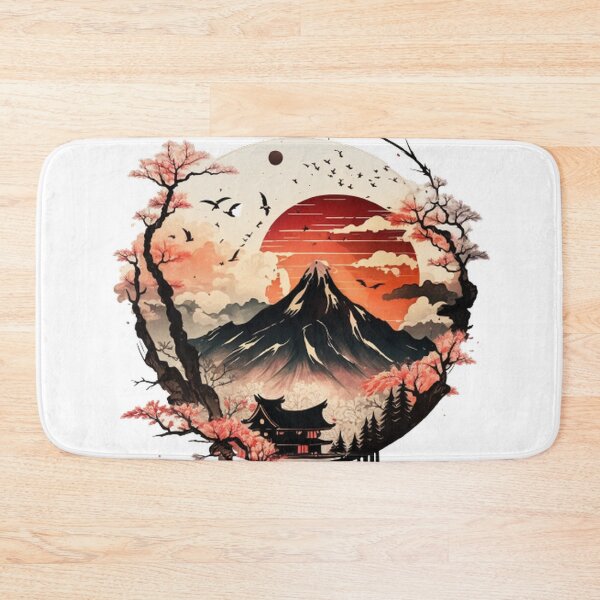 Item preview,   "Harmony in Sakura: Captivating Japanese Landscapes on Redbubble" designed and sold by DesignHeaven24.