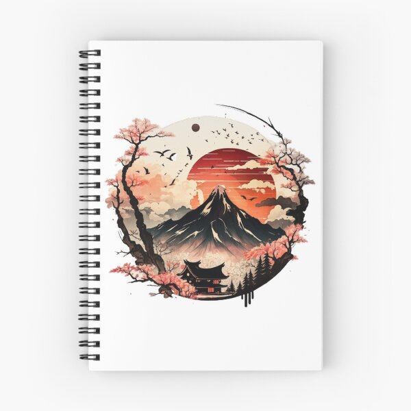 Item preview,   "Harmony in Sakura: Captivating Japanese Landscapes on Redbubble" designed and sold by DesignHeaven24.