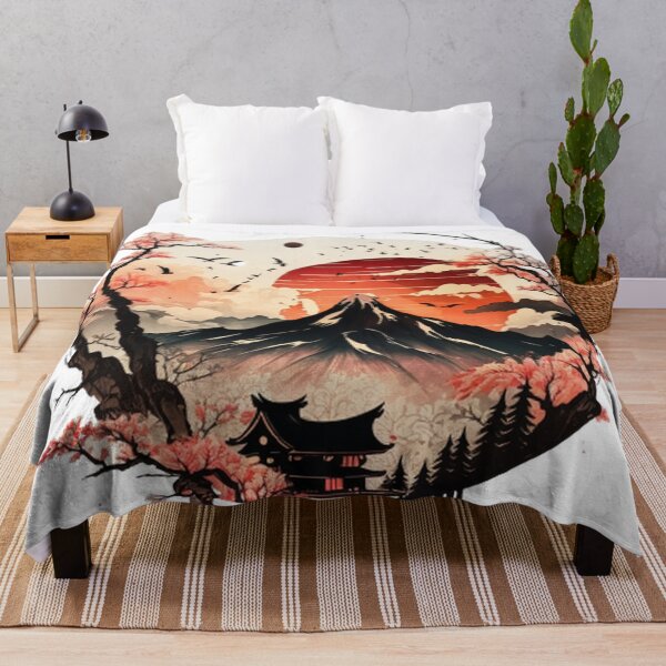 Item preview,   "Harmony in Sakura: Captivating Japanese Landscapes on Redbubble" designed and sold by DesignHeaven24.