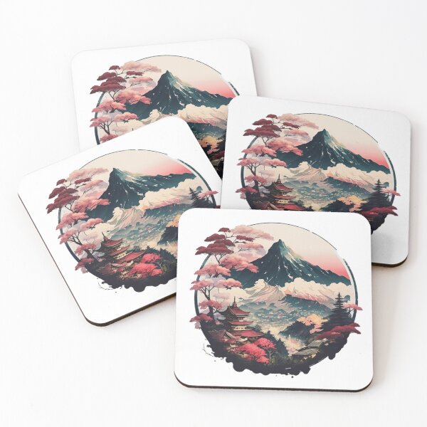Item preview,   "Harmony in Sakura: Captivating Japanese Landscapes on Redbubble" designed and sold by DesignHeaven24.