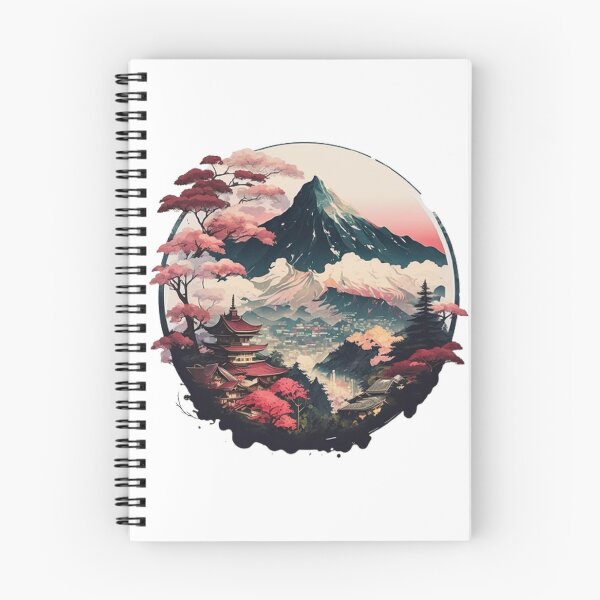 Item preview,   "Harmony in Sakura: Captivating Japanese Landscapes on Redbubble" designed and sold by DesignHeaven24.