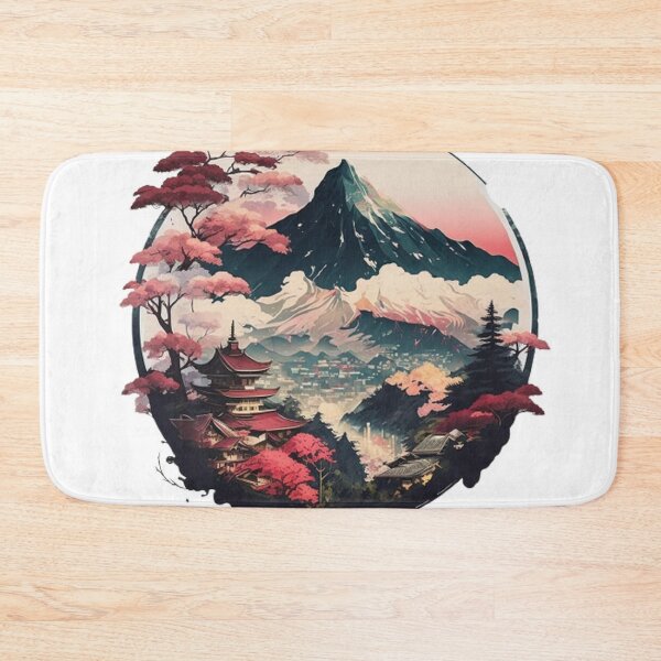 Item preview,   "Harmony in Sakura: Captivating Japanese Landscapes on Redbubble" designed and sold by DesignHeaven24.